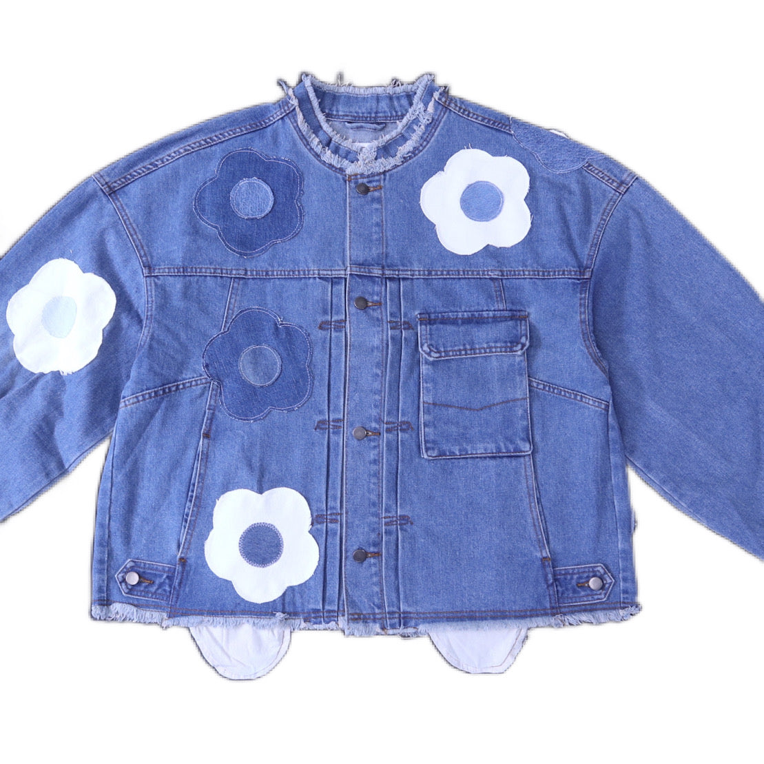 Flower Denim Jacket