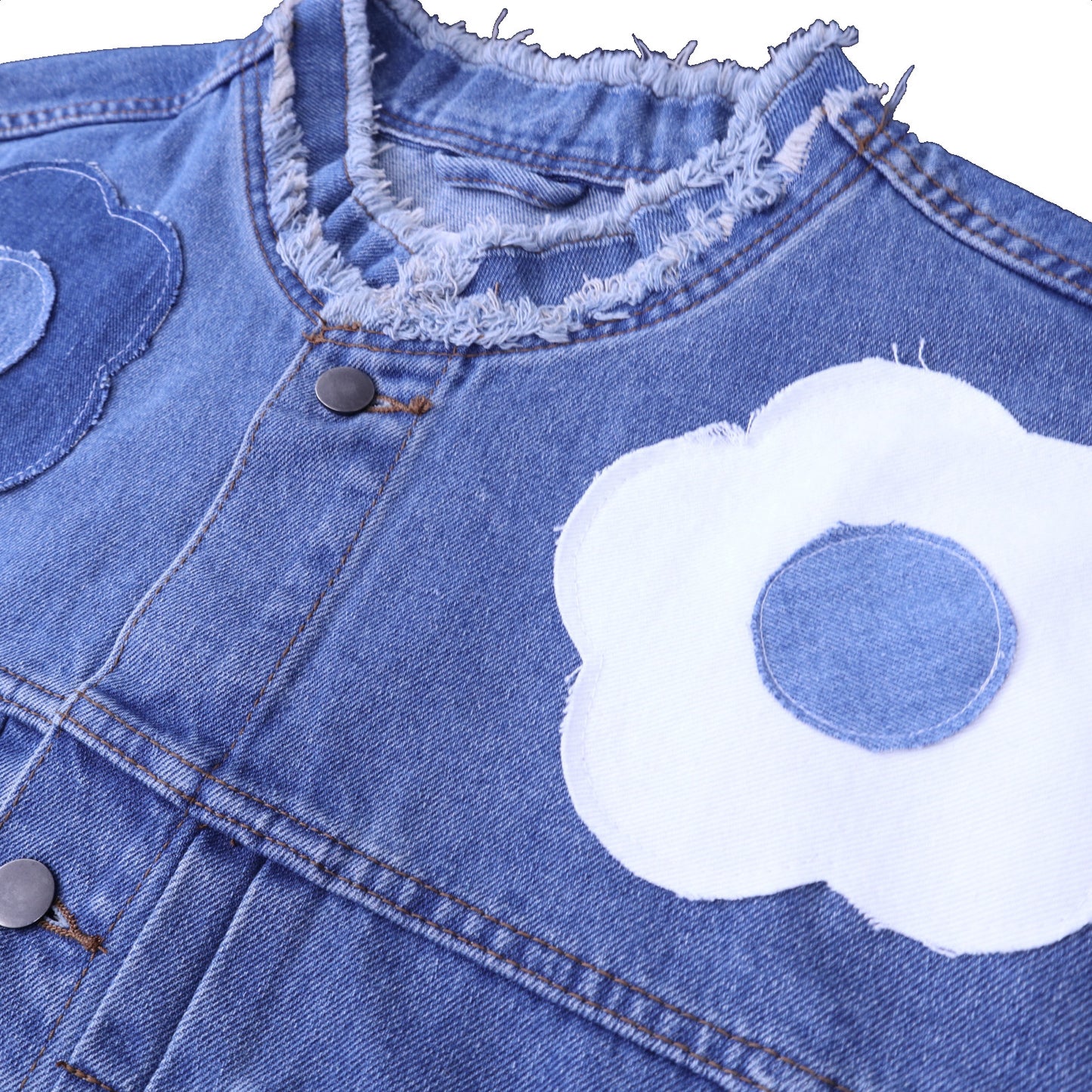 Flower Denim Jacket